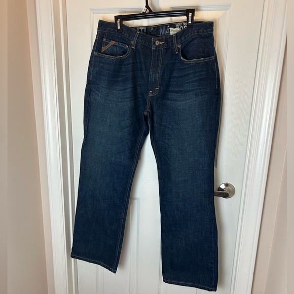 NWOT Ariat Low Rise Boot Cut Mens Jeans 36x32 - Picture 2 of 4